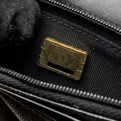 Chanel Camellia Wallet on chain Caviar Black  (Microchip)
