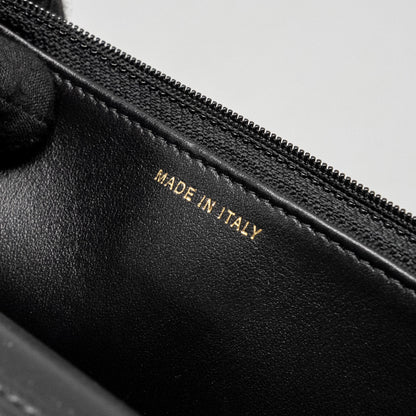 Chanel Boy Wallet on Chain caviar black  (Microchip)