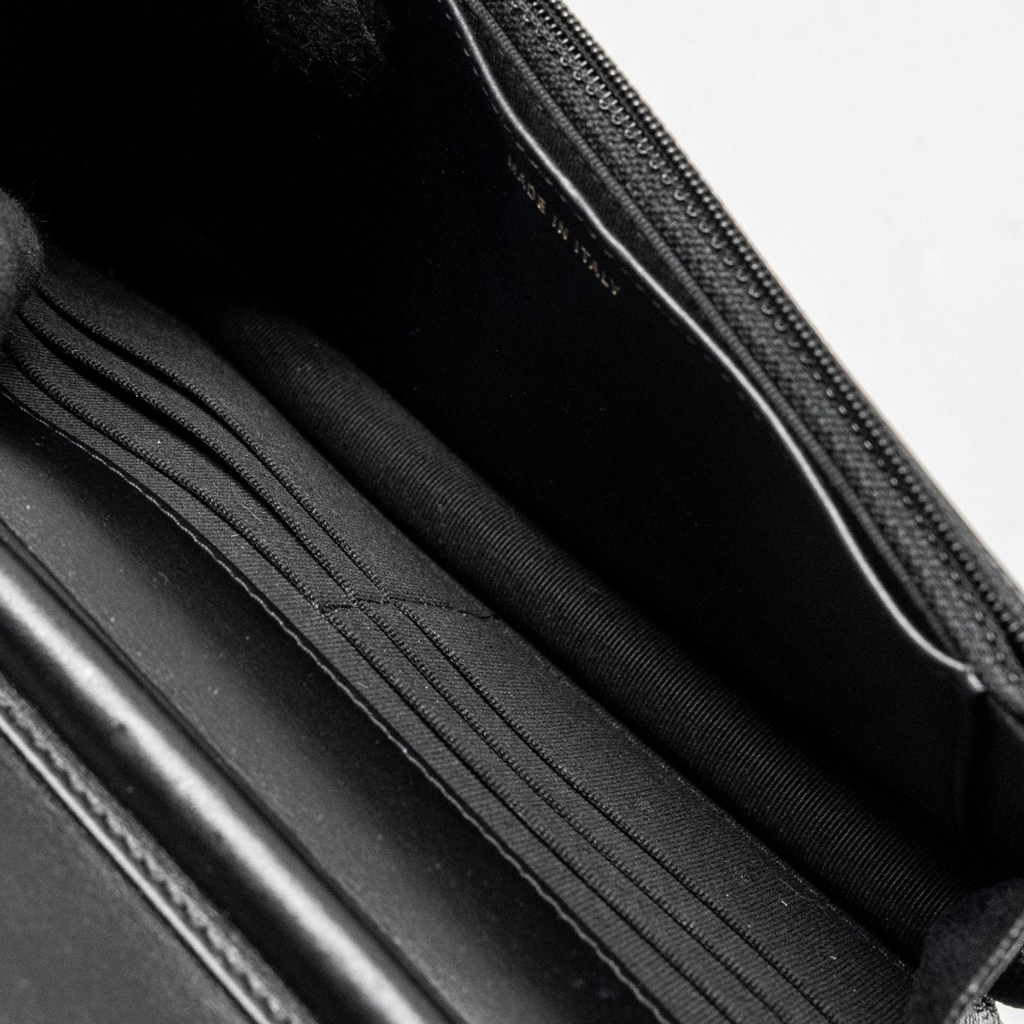 Chanel Boy Wallet on Chain caviar black  (Microchip)