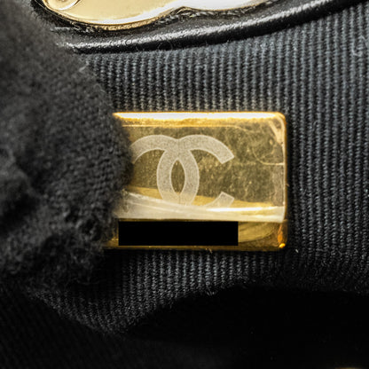 Chanel Mini 31 Bag Patent Black/Yellow L (Microchip)