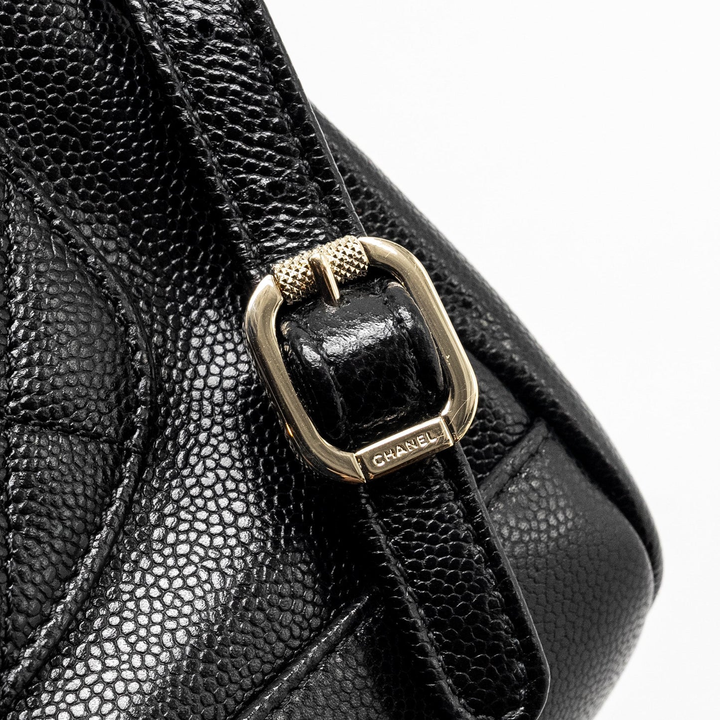 Chanel Affinity Backpack Caviar Black L (Microchip)