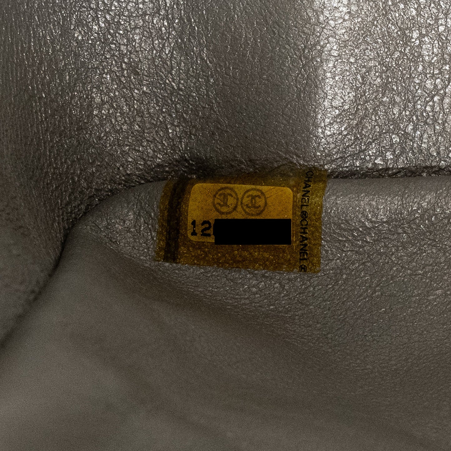 Chanel Classic Quilted Flap Bag Lambskin Metallic Pale Gold