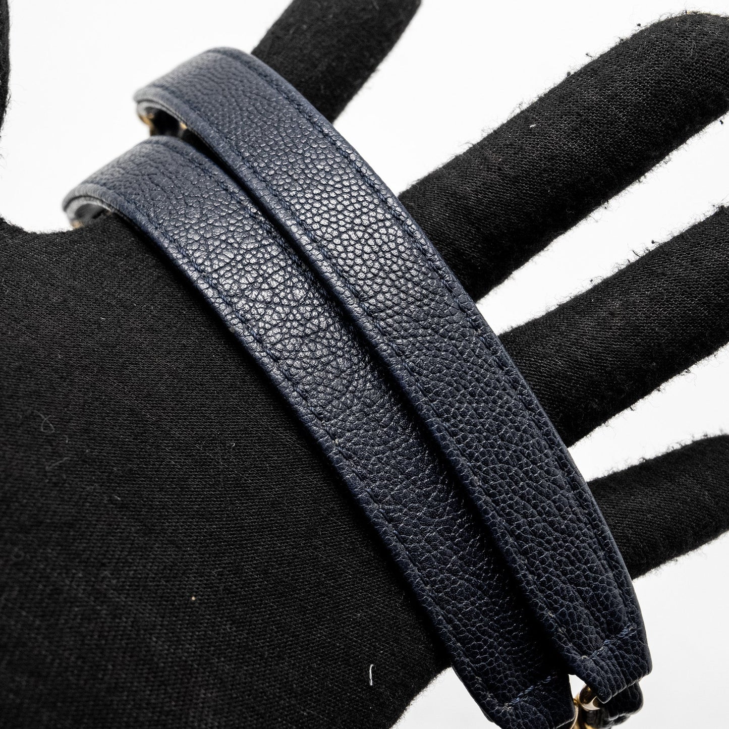 Chanel 18C CC Camera Bag Calfskin Navy