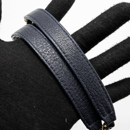 Chanel 18C CC Camera Bag Calfskin Navy