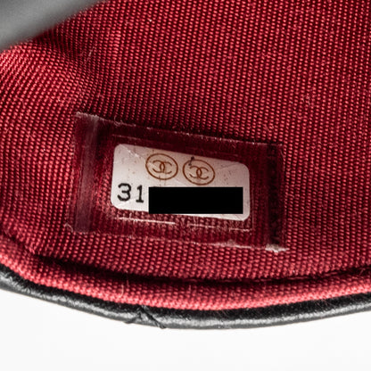 Chanel Mini Flap Purse with Pearl Chain Calfskin