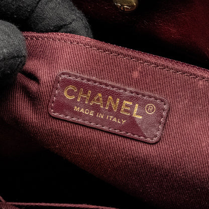 Chanel Perfect Edge Tote Bag Calfskin Burgundy