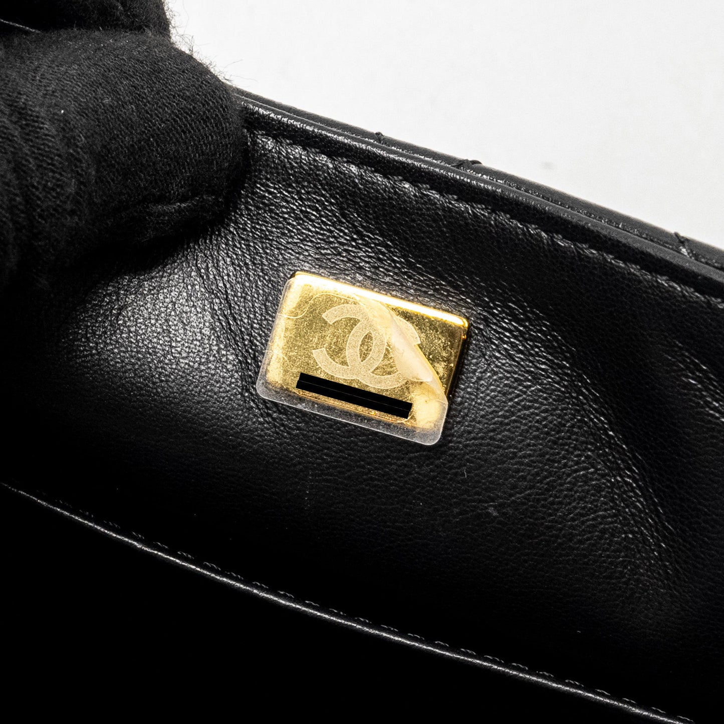 CHANEL 22K Retro Classic New Square Large Flap Bag Goatskin Black  (Microchip)