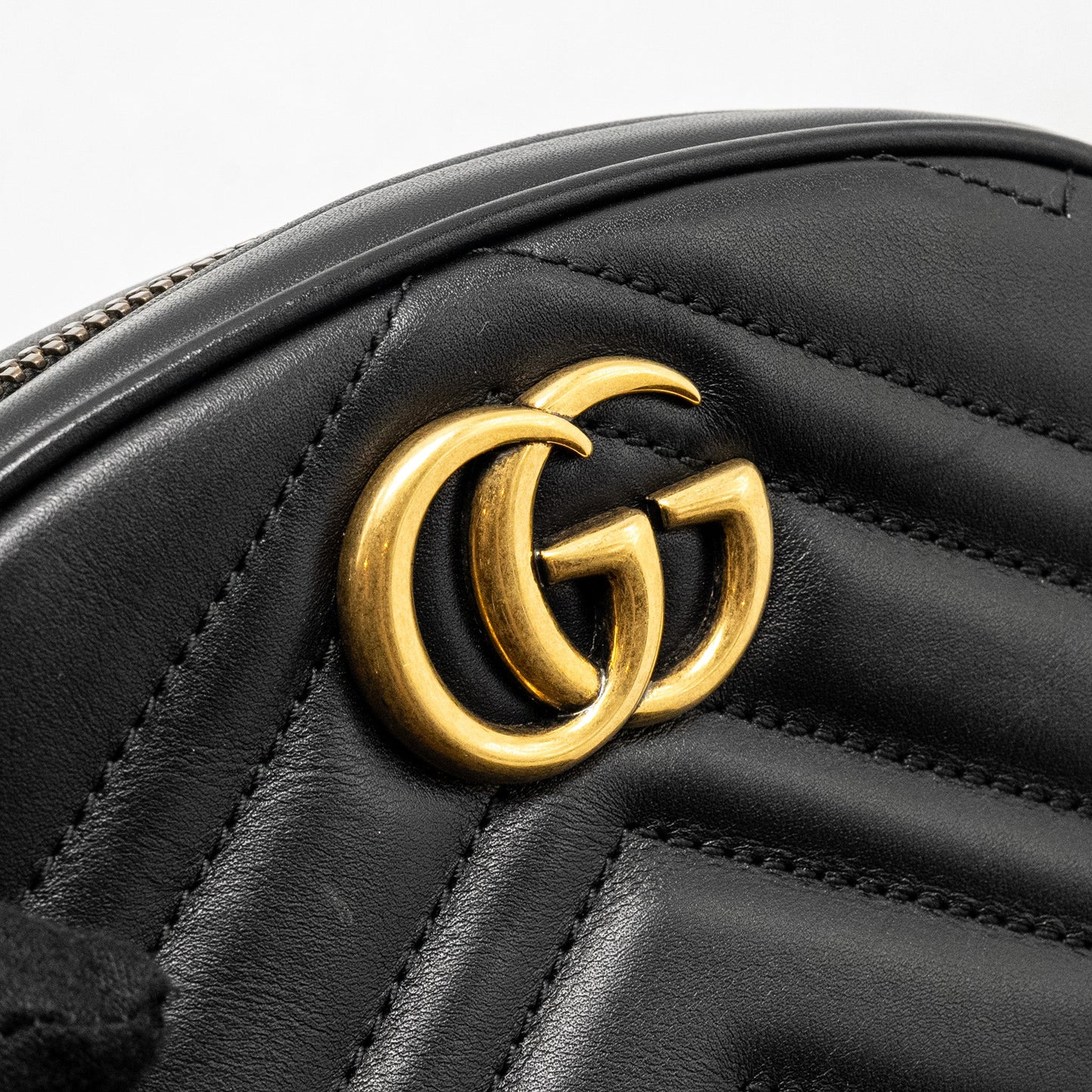 Gucci GG Marmont Belt Bag Calfskin Black