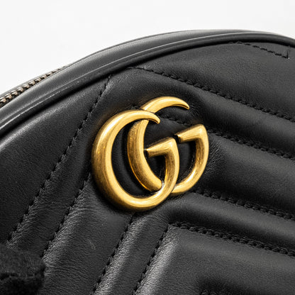 Gucci GG Marmont Belt Bag Calfskin Black