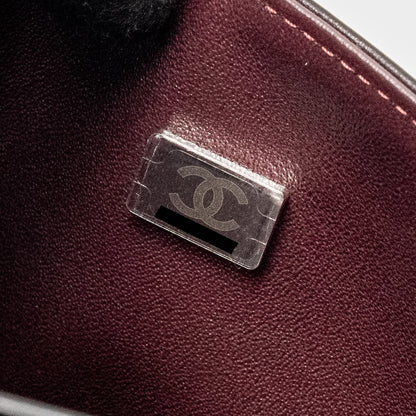 Chanel Medium Classic Double Flap Bag Lambskin Black  (microchip)