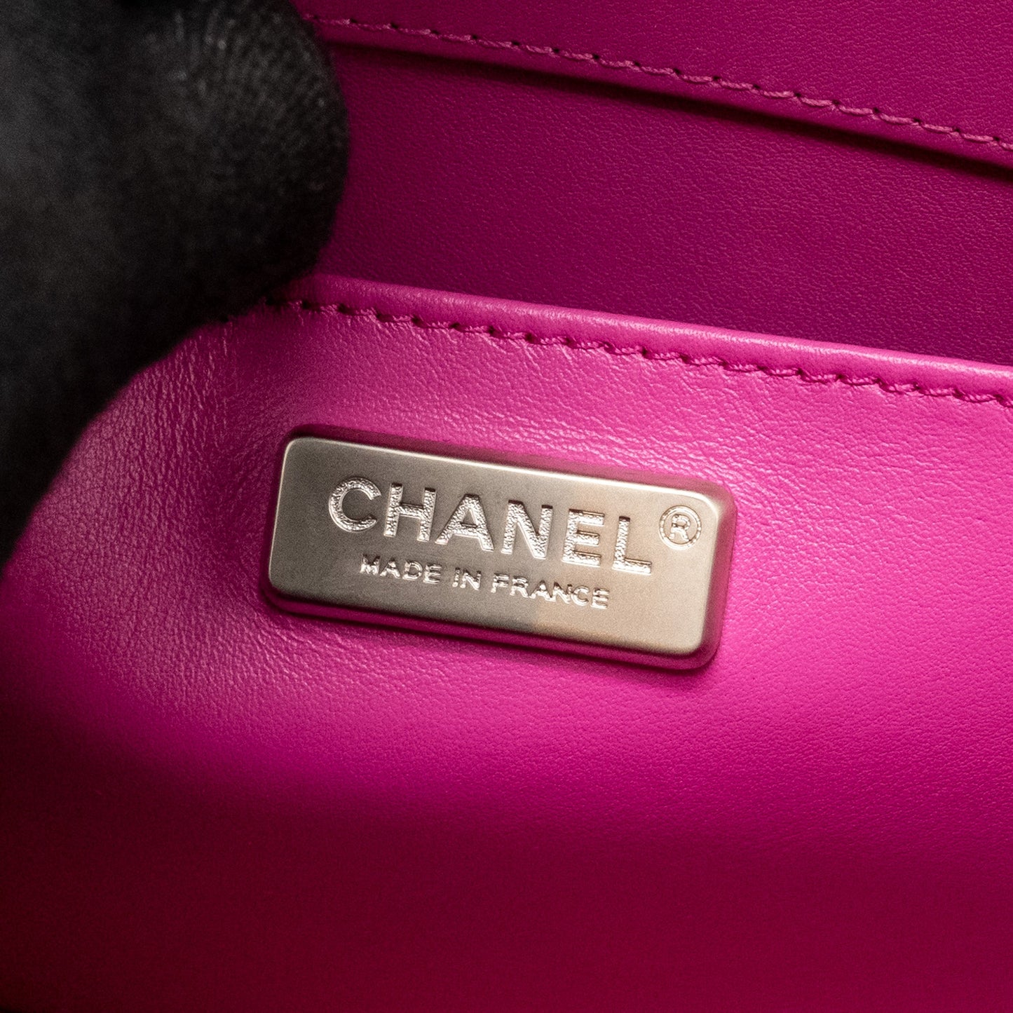 Chanel Medium Boy Flap Bag Python Pink Brushed