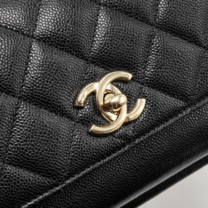 Chanel Small Business Affinity Caviar Black L (Microchip)