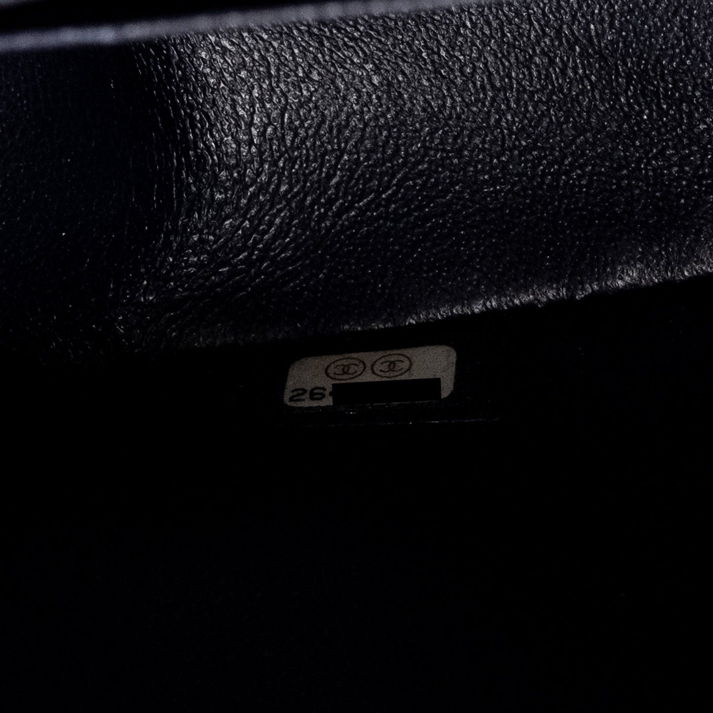 Chanel Mini Rectangular Flap Bag Chevron Lambskin Navy L