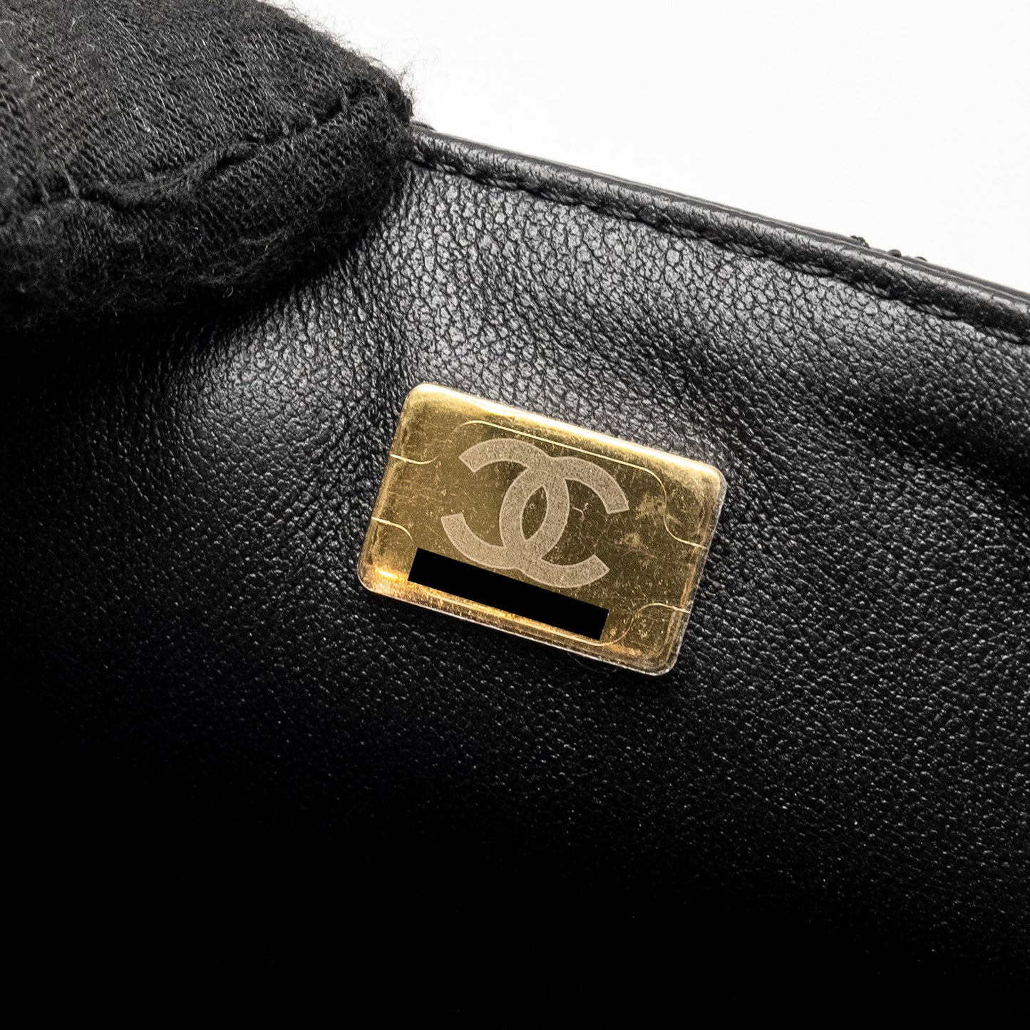 CHANEL Mini 2.55 Reissue Flap Bag Aged Calfskin Black Brushed  (Microchip)
