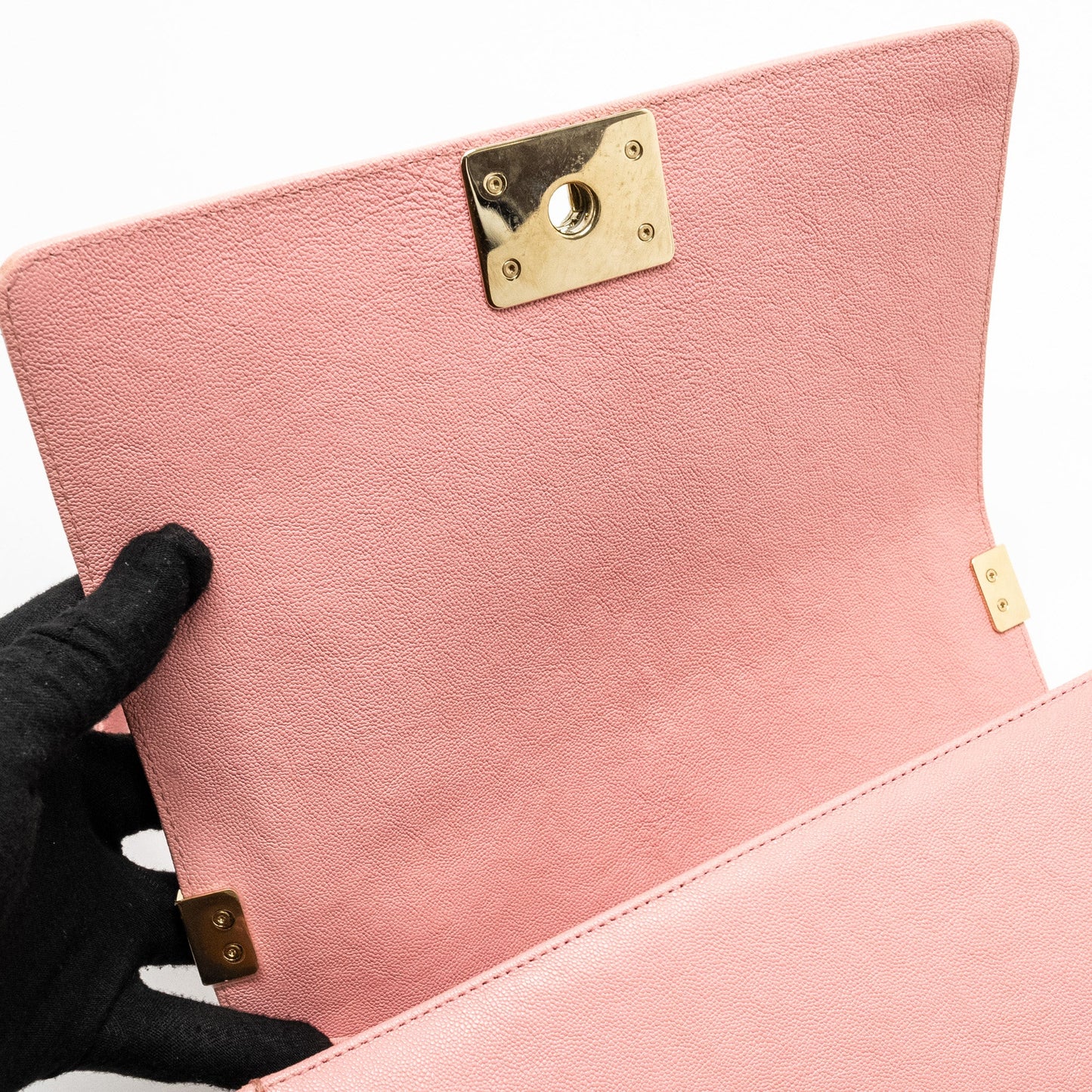 Chanel Medium Boy Bag Caviar PINK L