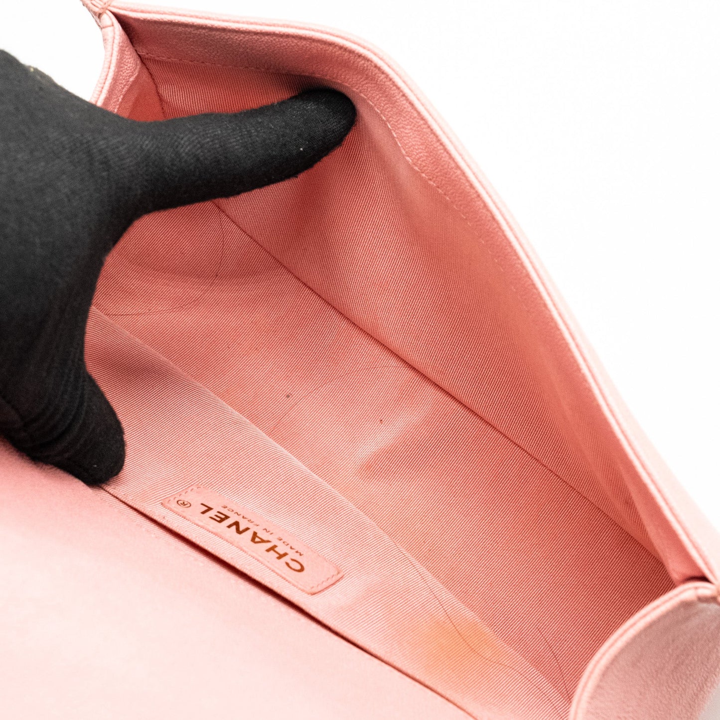Chanel Medium Boy Bag Caviar PINK L