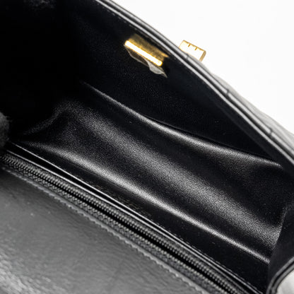 Chanel Mini 2.55 Reissue Chevron Calfskin Black  (Microchip)