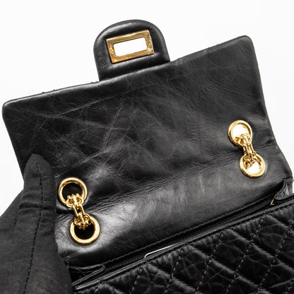 Chanel Mini 2.55 Reissue Aged Calfskin Black
