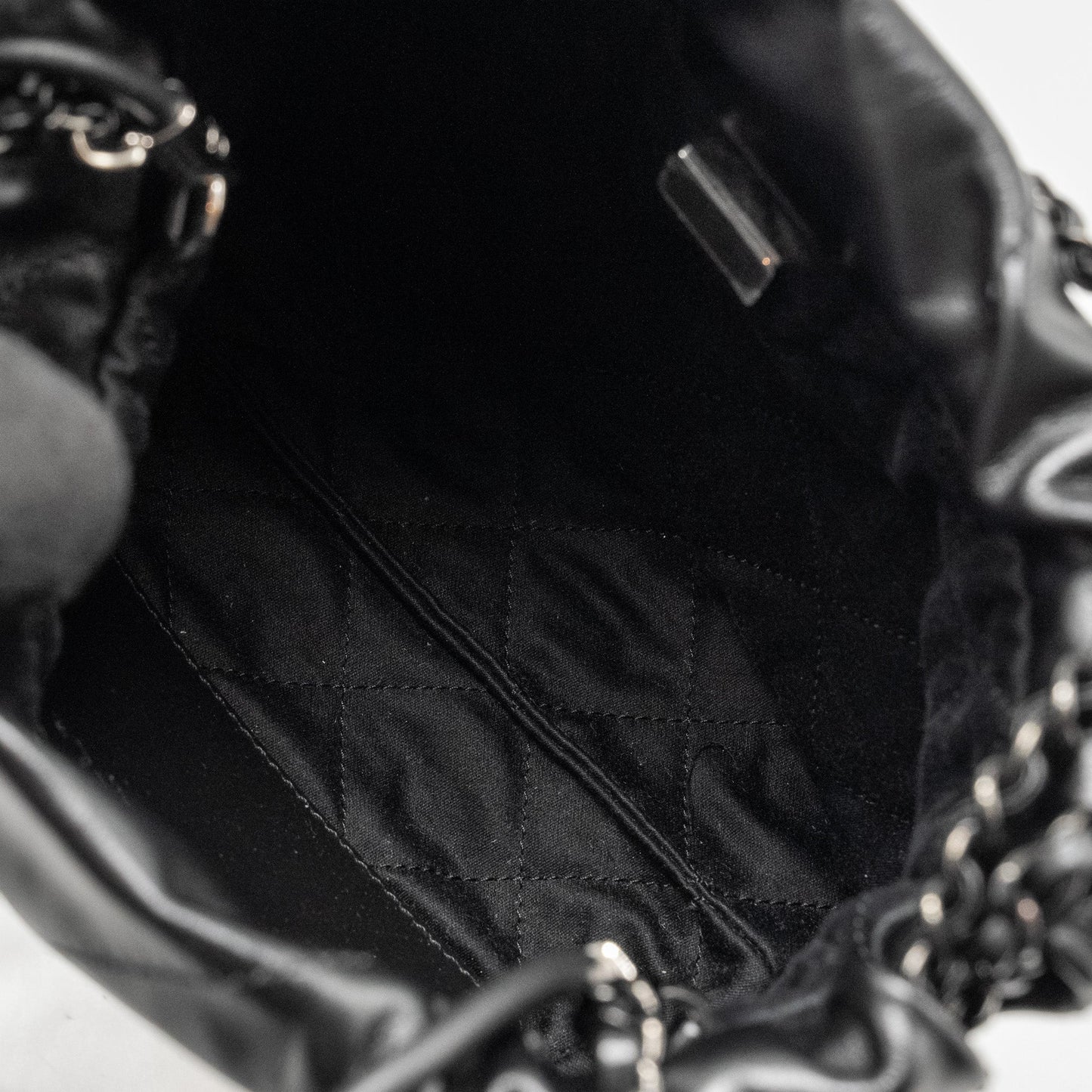 Chanel Mini 22 Bag Calfskin So Black (Microchip)
