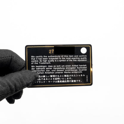 Chanel Mini Filigree Vanity Clutch Caviar Beige / Black