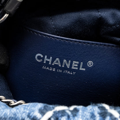 Chanel Mini 22 Denim Light Blue  (microchip)