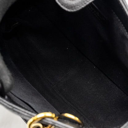 Chanel Petit Shopping Tote Bag Caviar BLACK