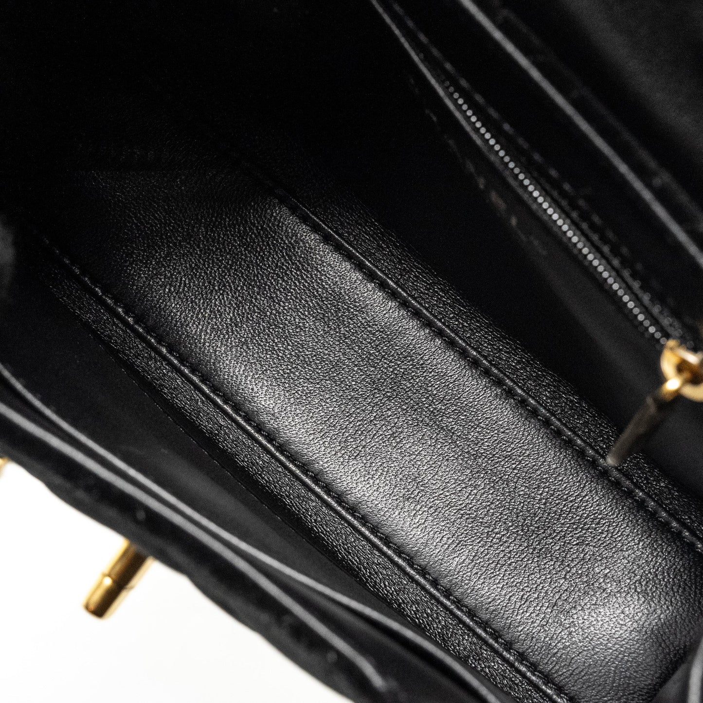 Chanel 24a Mini Shopping Tote/Mini Kelly Velvet Black  (microchip)