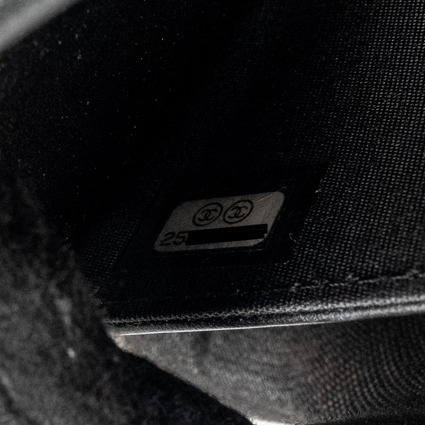 Chanel Boy Wallet On Chain Caviar Black