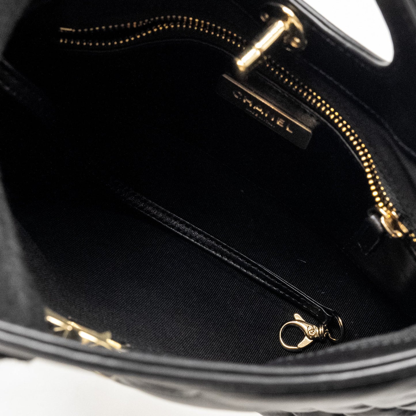 Chanel Mini 31 Bag Calfskin Black L(microchip)