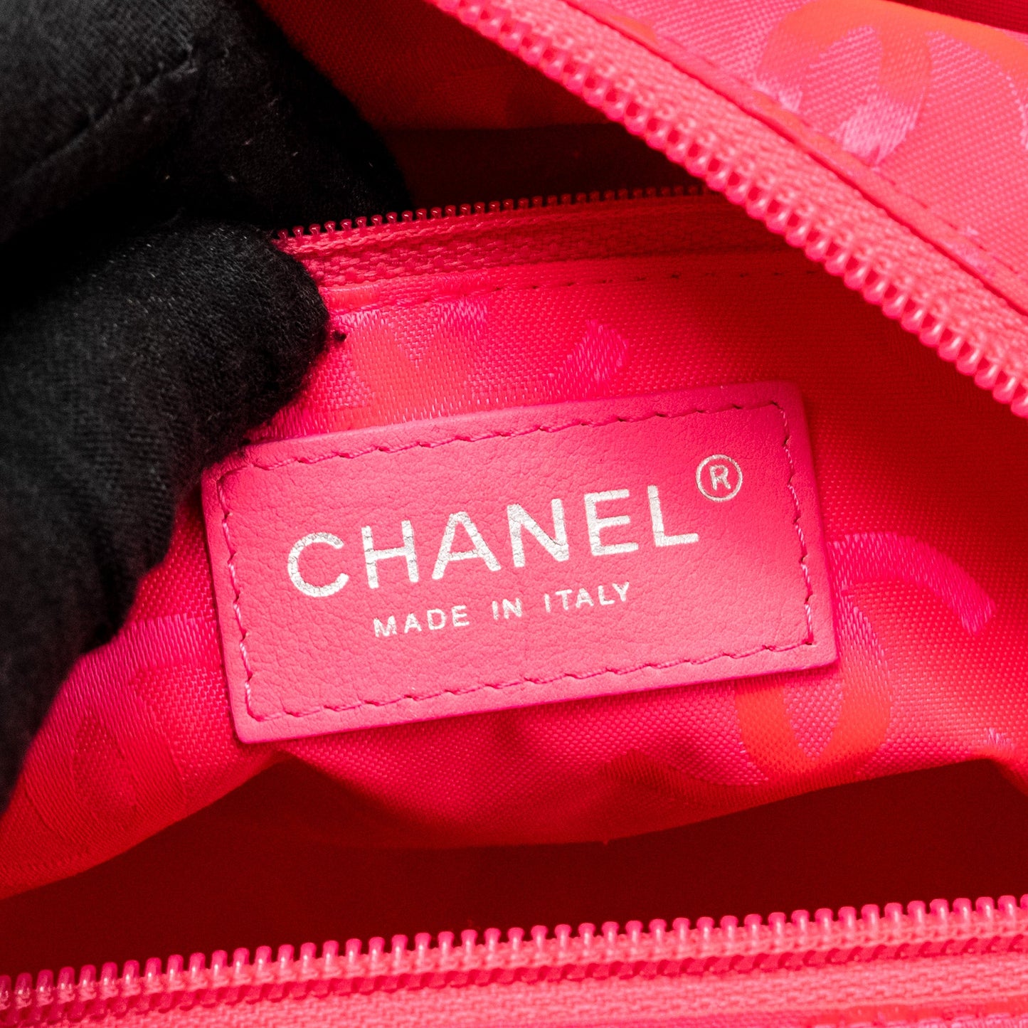 Chanel Cambon Ligne Tote Bag calfskin Black
