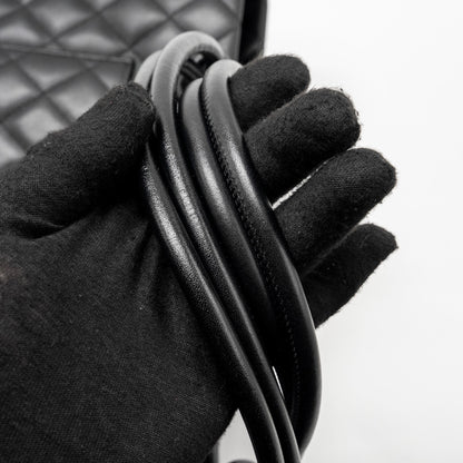 Chanel Cambon Ligne Tote Bag calfskin Black
