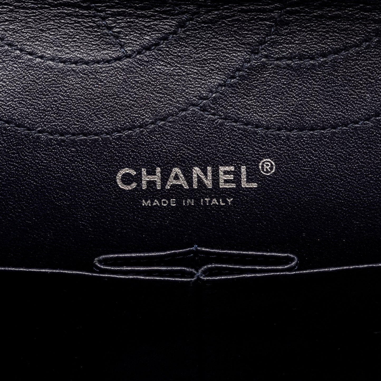 Chanel Maxi 2.55 Reissue Flap Bag Aged Calfskin Dark Blue Ruthenium Hardware