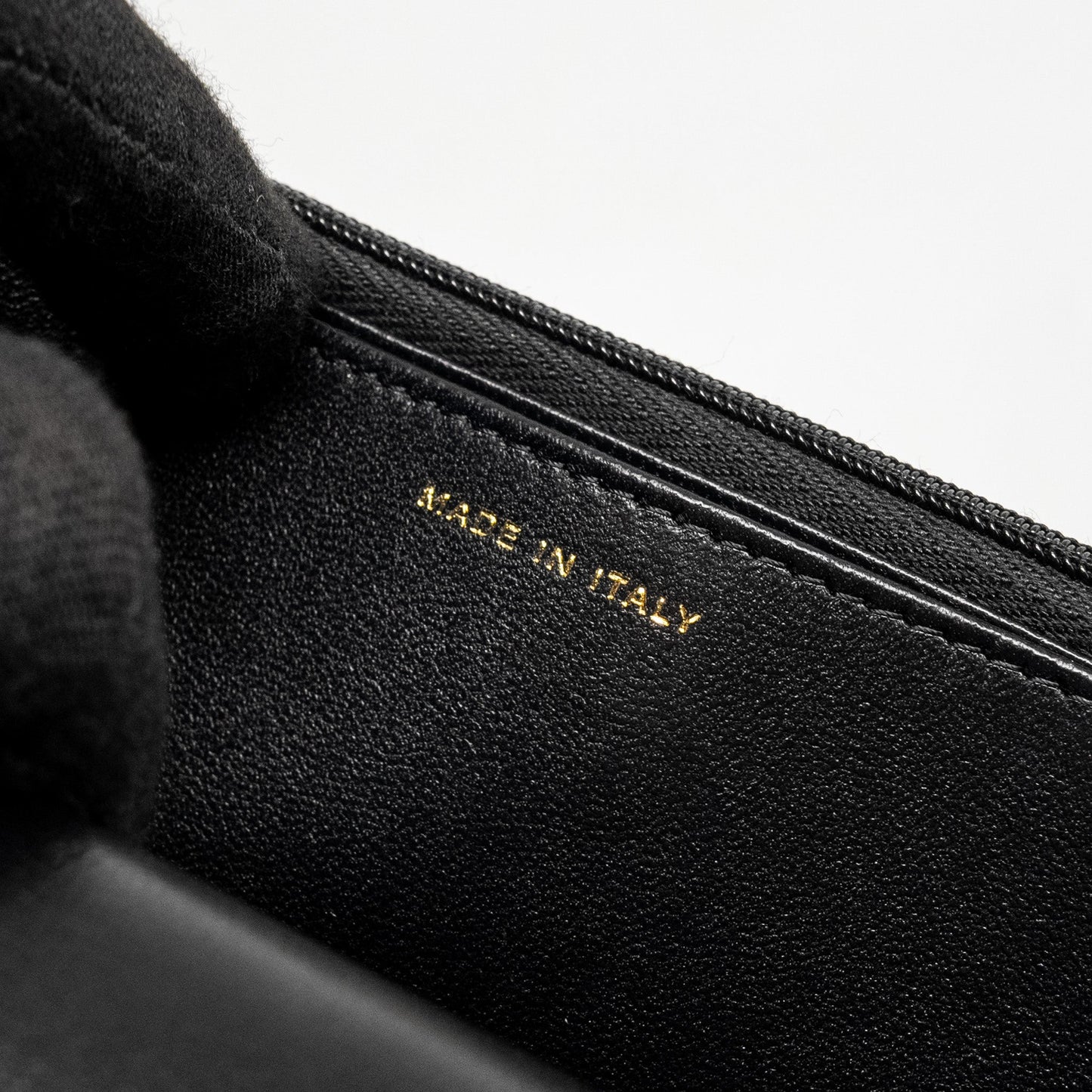 Chanel Letter Logo Top Handle Wallet On Chain Lambskin Black  (Microchip)