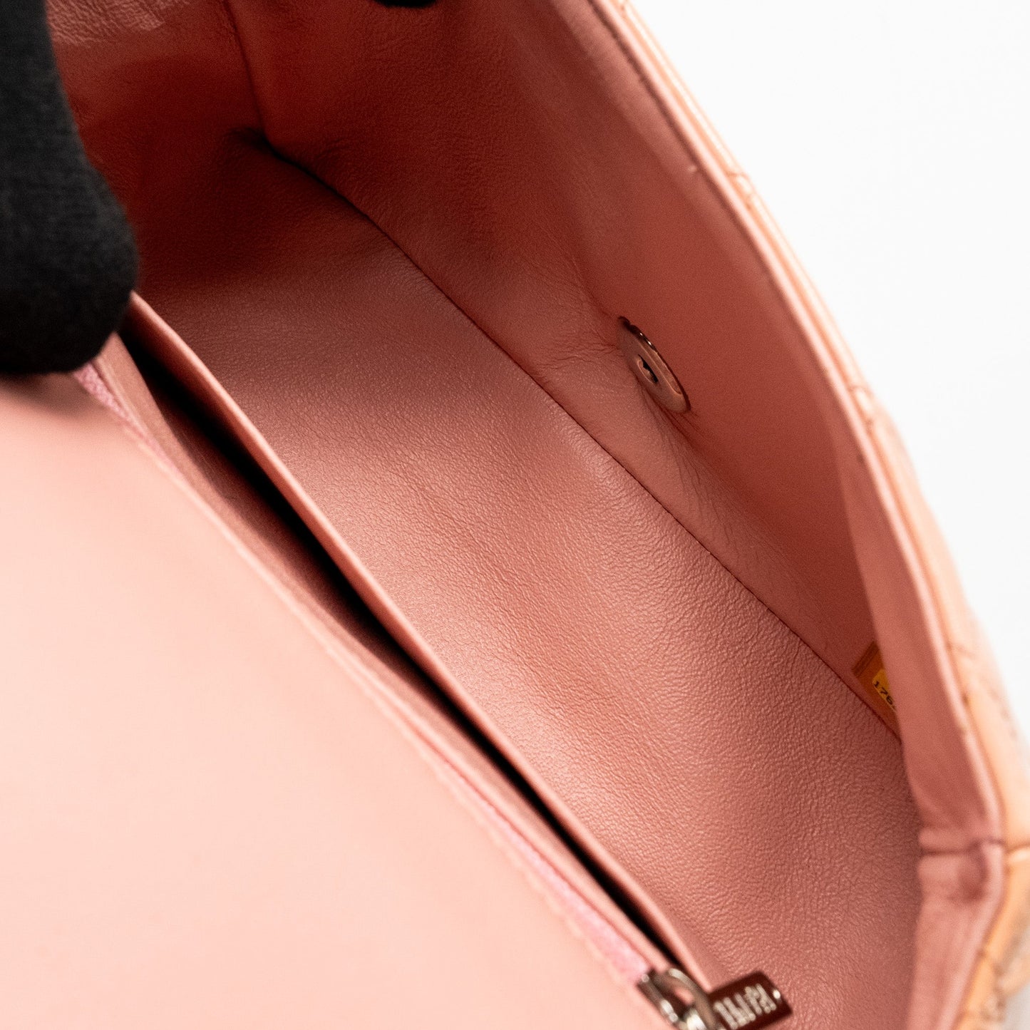 Chanel Mini Rectangular Flap Bag Patent Pink