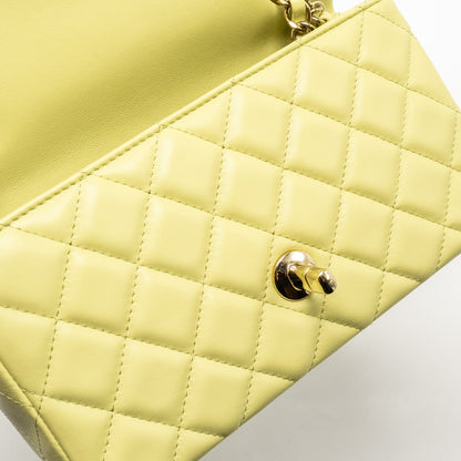 Chanel Mini Rectangular Flap Bag Lambskin Pistachio L (Microchip)