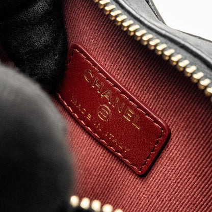 Chanel 22S Heart Belt Bag Lambskin Black L