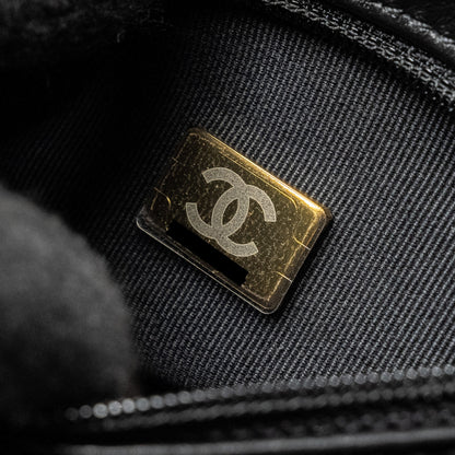 Chanel Mini Kelly Shopping Tote Bag Calfskin Black  (Microchip)