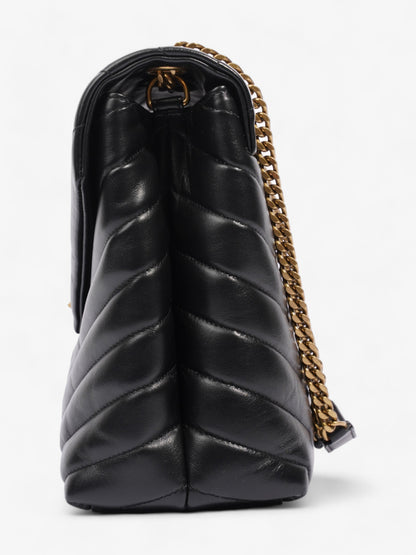 Saint Laurent Lou Lou Black Leather Medium
