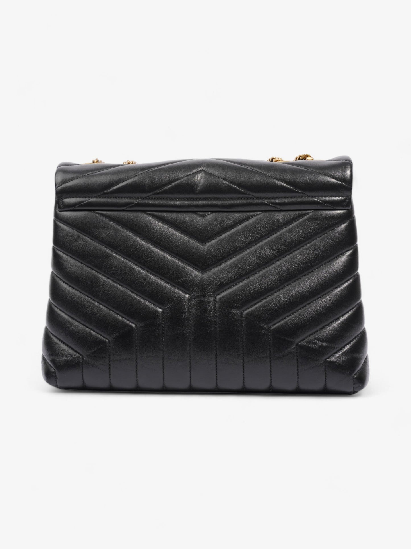 Saint Laurent Lou Lou Black Leather Medium