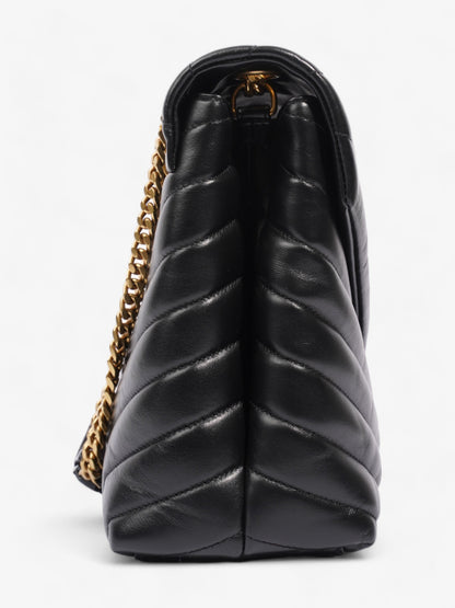 Saint Laurent Lou Lou Black Leather Medium