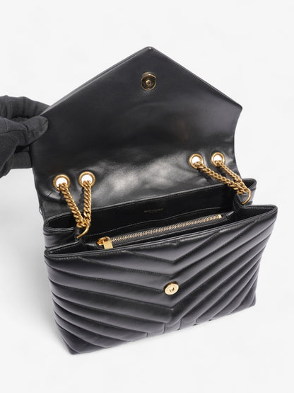 Saint Laurent Lou Lou Black Leather Medium