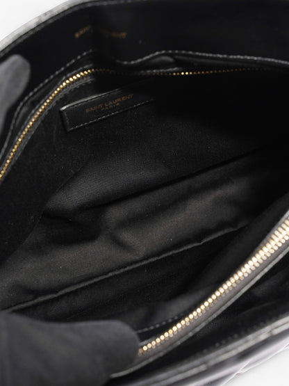 Saint Laurent Lou Lou Black Leather Medium