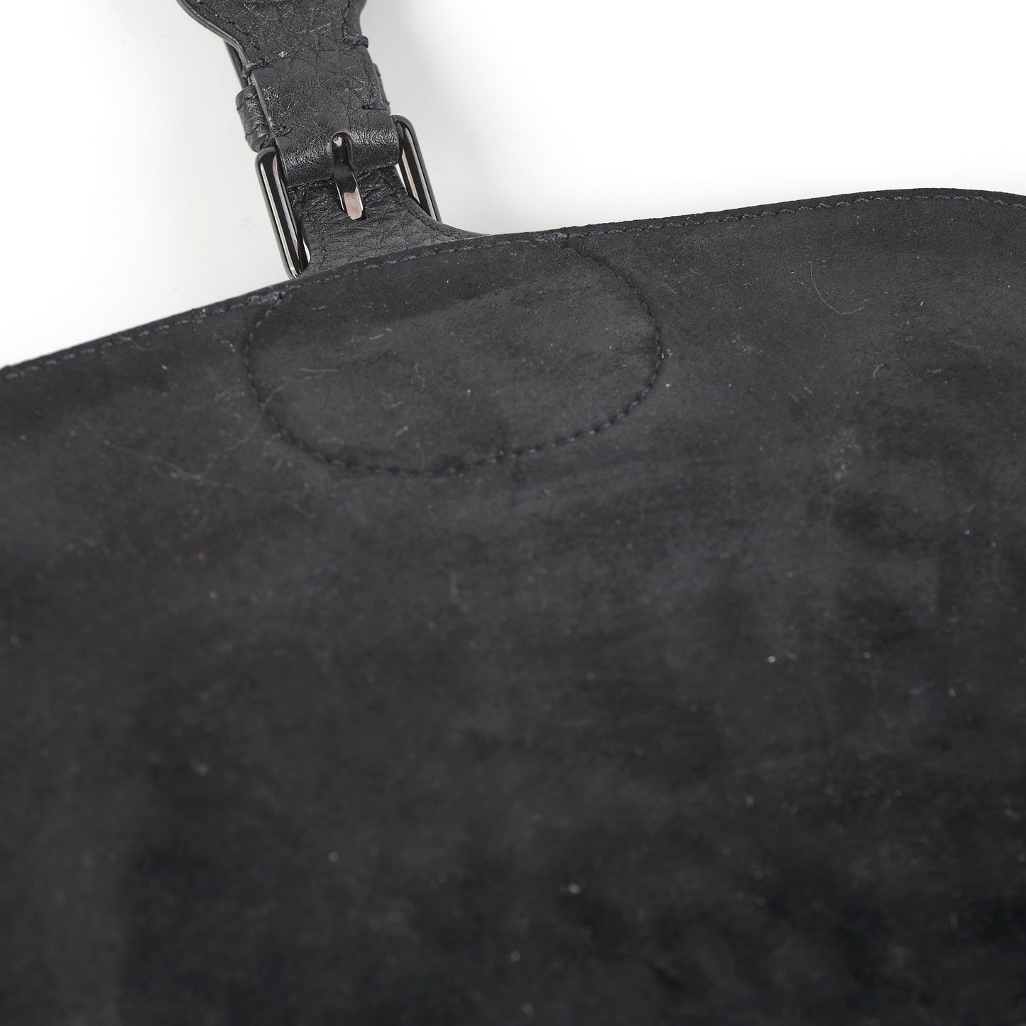 Christian Dior Grained Calfskin Medium Bobby Flap Black