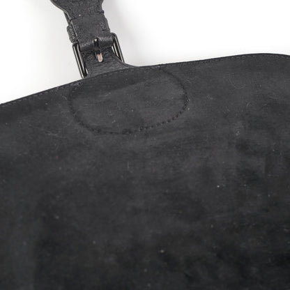 Christian Dior Grained Calfskin Medium Bobby Flap Black