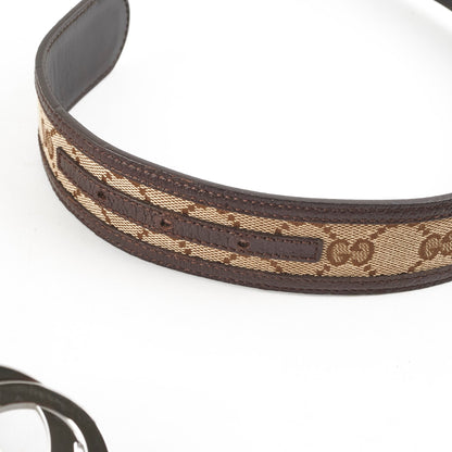Gucci Interlocking Monogram Belt Brown (Size 100)
