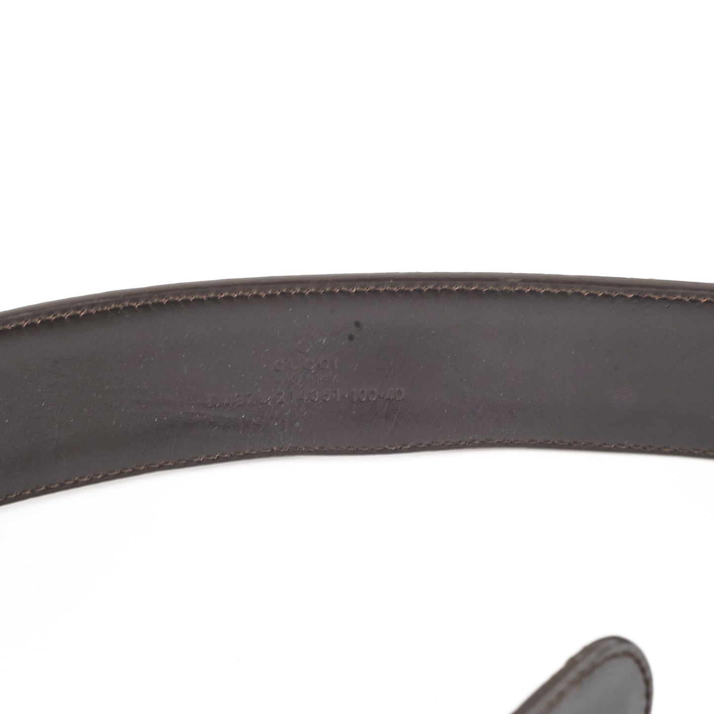 Gucci Interlocking Monogram Belt Brown (Size 100)