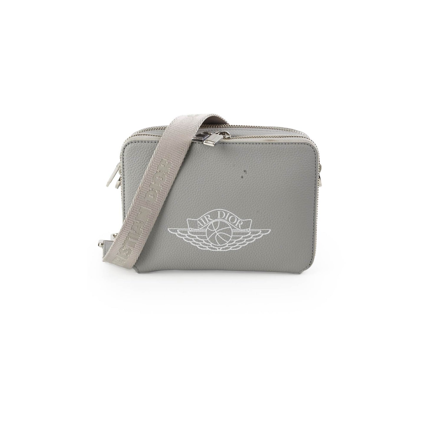 Dior x Air Jordan Wings Messenger Crossbody Bag Grey