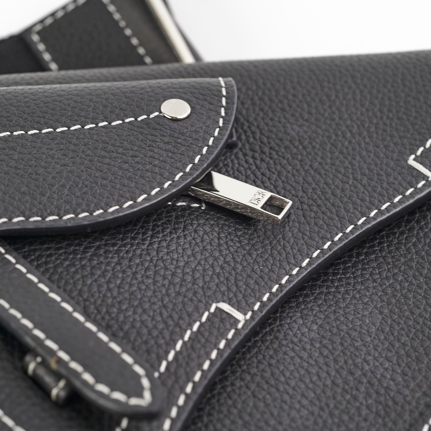 Dior Men Saddle Messenger Bag Black