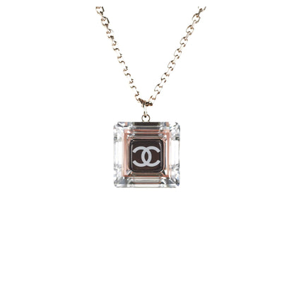 Chanel Logo Square Necklace Costume Jewellery