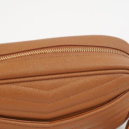 Saint Laurent Mini Lou Tan Crossbody Bag